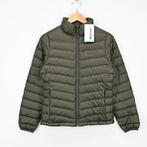 Marmot Women's Down Insulated Jena Jacket Nori Green Size Small NWT - Picture 2 of 10